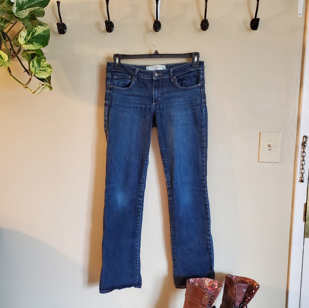 A&F midrise boot Jeans